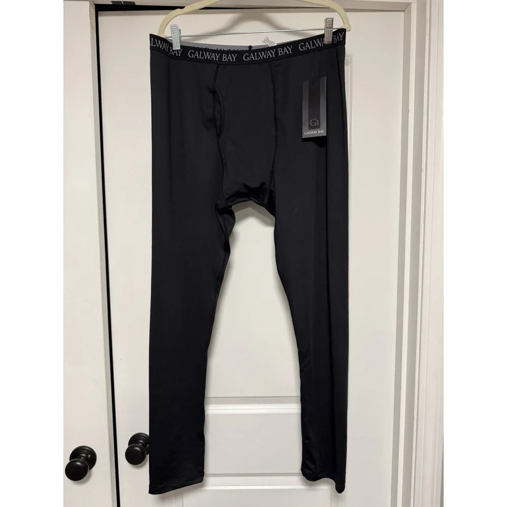 Galway Bay‎ men's thermal underwear, Black, Size XXL
